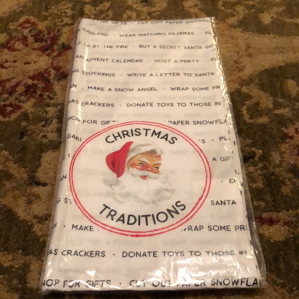 Hallmark Christmas Traditions Dish Towel